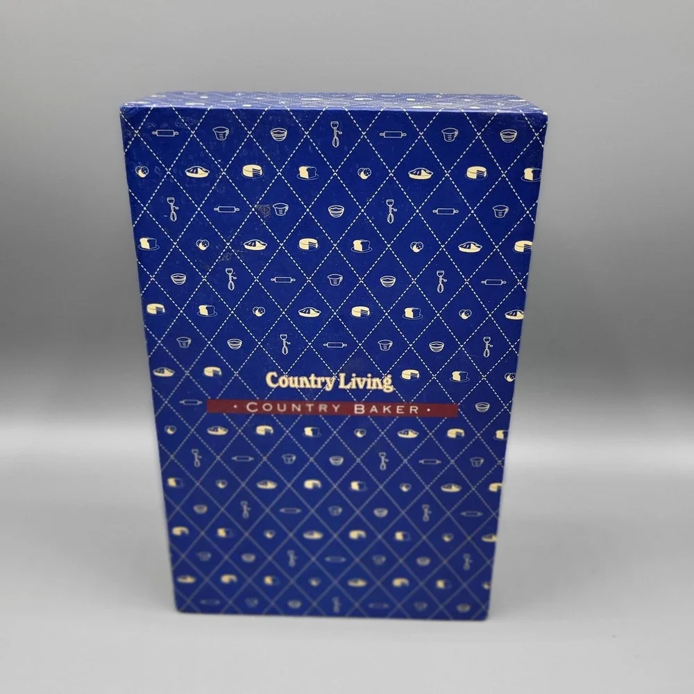 Country Living Country Baker Cookbook Set 4 Books Boxed Set Blue Hardcover